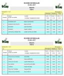 Horaires CCE 3 décembre 2017